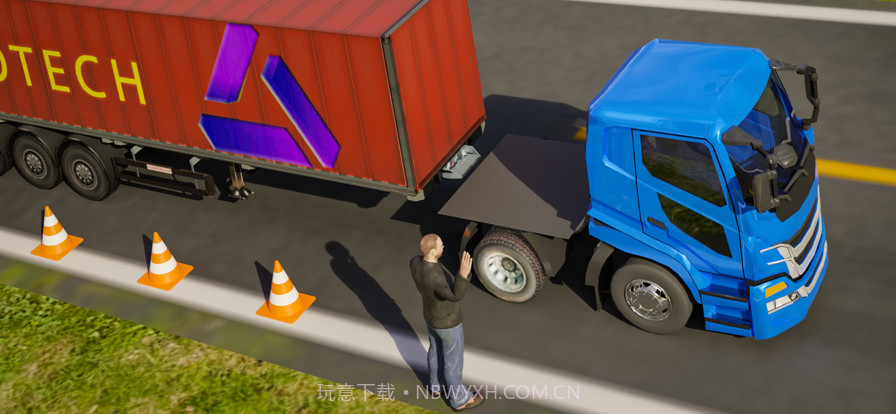 18轮卡车停车模拟截图3