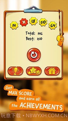 丢糖果 Om Nom:Candy Flick截图3