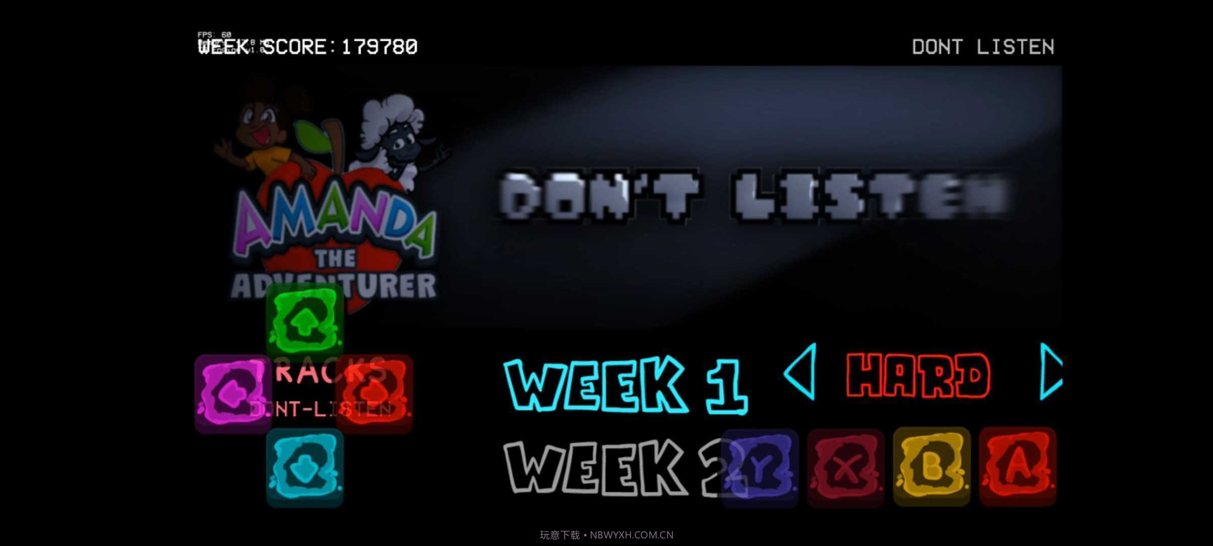 FNF爱冒险的阿曼达截图3 FNF爱冒险的阿曼达截图3