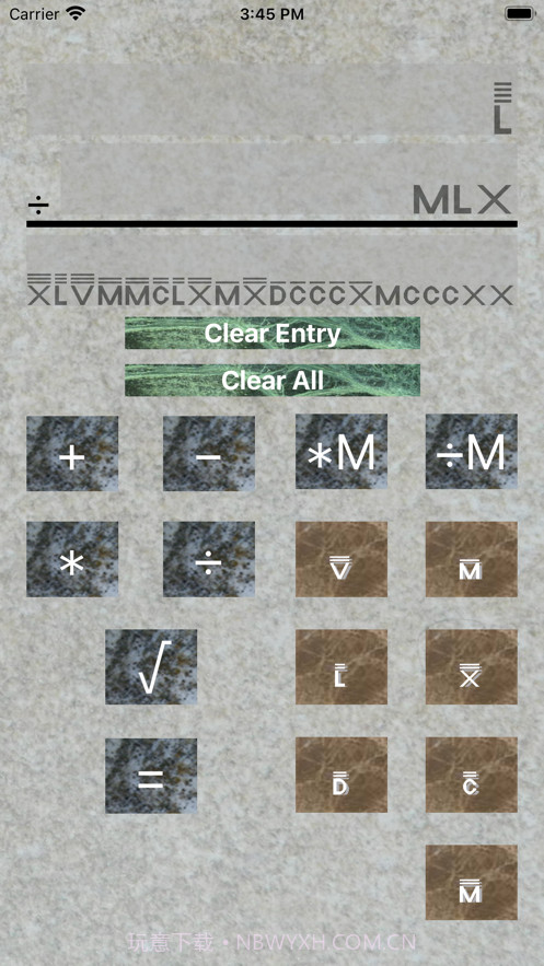 RomanNumeralCalculator截图2 RomanNumeralCalculator截图2