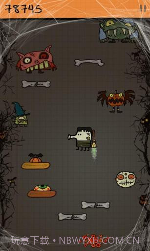 涂鸦跳跃诈尸版 Doodle Jump截图5 涂鸦跳跃诈尸版 Doodle Jump截图5