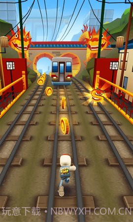 地铁跑酷北京版截图2 地铁跑酷北京版截图2