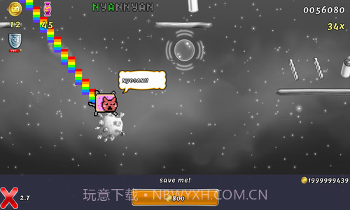 彩虹猫迷失太空截图1 彩虹猫迷失太空截图1