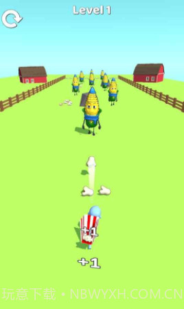 爆米花射击跑截图1