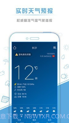 本地天气预报截图1 本地天气预报截图1