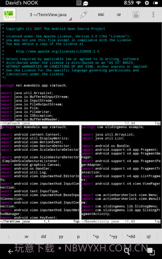 Vim编辑器 Vim Touch截图2 Vim编辑器 Vim Touch截图2