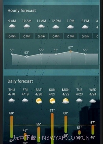 HTC翻页时钟截图2