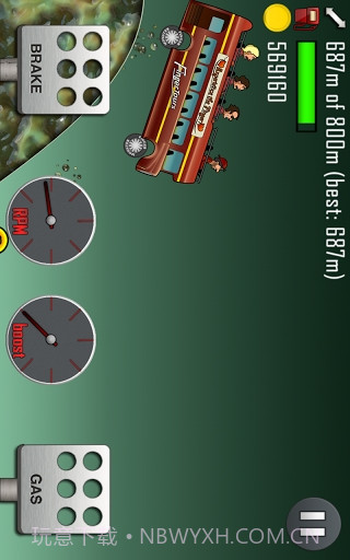 爬坡赛: Hill Climb Racing截图1
