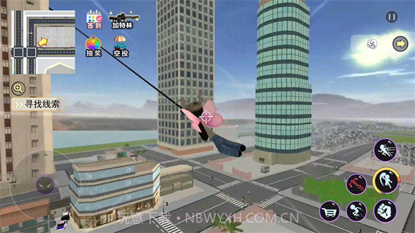 火柴英雄绳索城市截图1