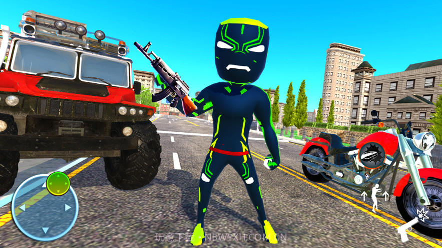 霓虹铁火柴人超级英雄2截图1 霓虹铁火柴人超级英雄2截图1