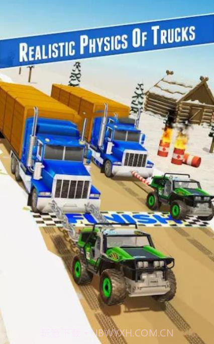 疯狂的汽车牵引比赛3D截图1 疯狂的汽车牵引比赛3D截图1