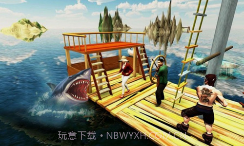 鲸鲨猎人木筏求生截图3