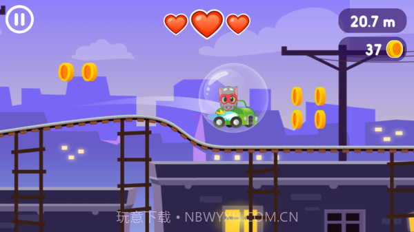 英雄猫酷跑截图2