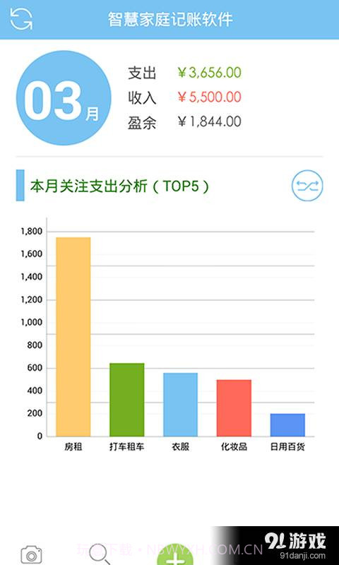 智慧家庭记账截图1 智慧家庭记账截图1