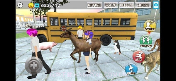动物校园模拟器汉化截图4