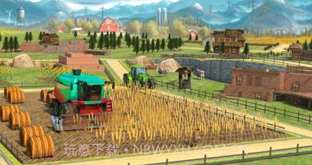 真实拖拉机手推车农业模拟器截图2