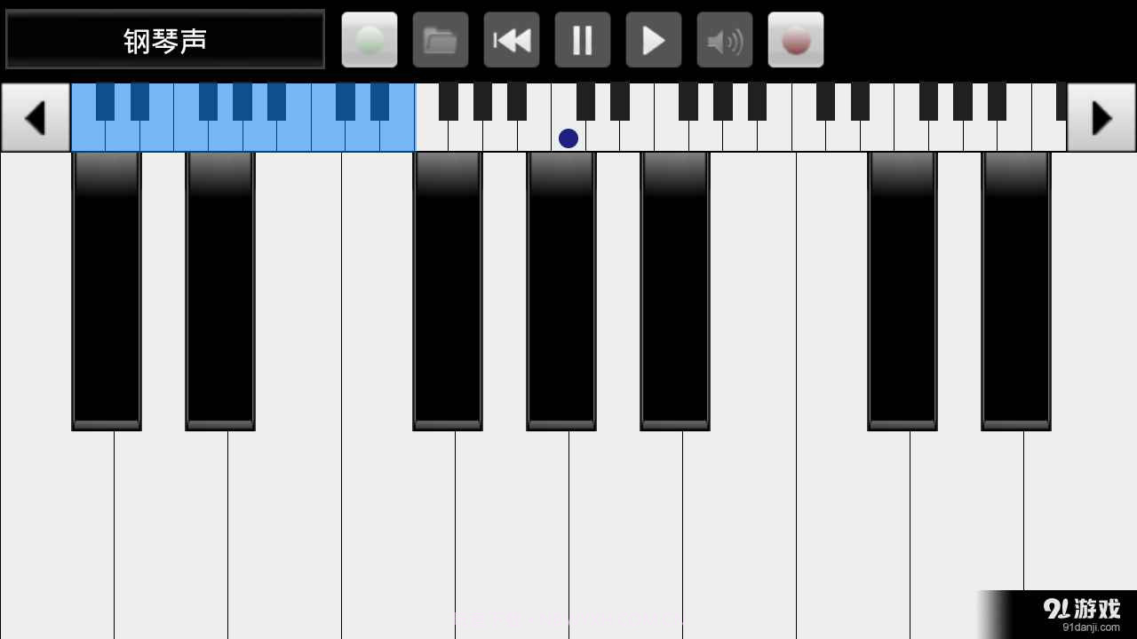 全键盘钢琴英文版截图2 全键盘钢琴英文版截图2