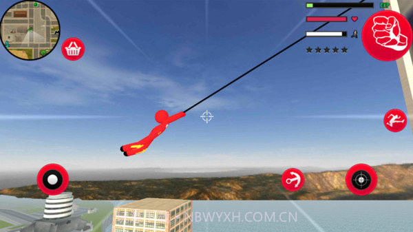 火柴人绳索钢铁侠截图3