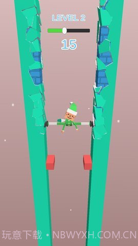 小人用腿撑住墙截图4