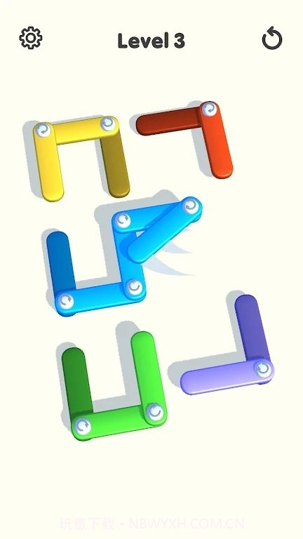 别针旋转拼图游戏截图2 别针旋转拼图游戏截图2