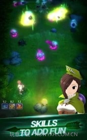 夜间弓箭手截图2