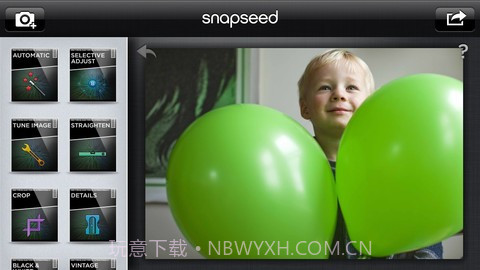 Snapseed指划修图截图1