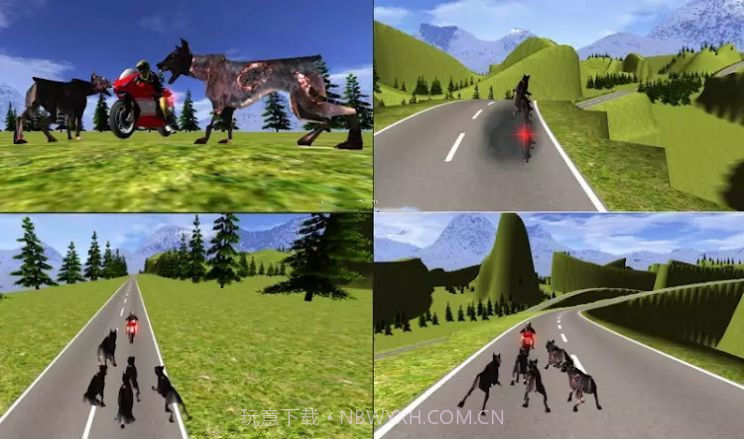 僵尸高速公路自行车驾驶截图1