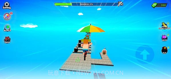 方块自行车大师截图1