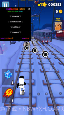 地铁跑酷锅铲魔改版同款内置菜单截图2