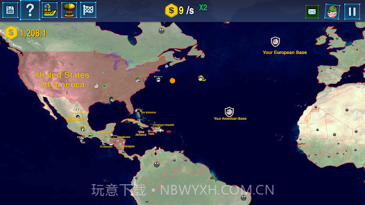 国家球世界大战模拟截图1