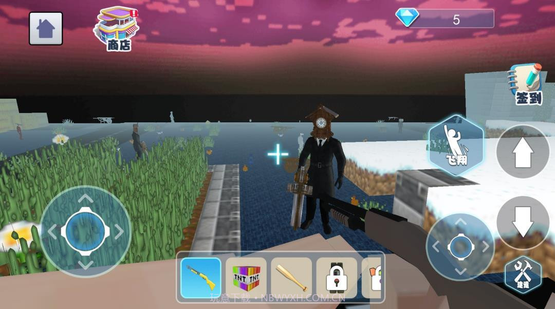 时钟人沙盒世界截图2