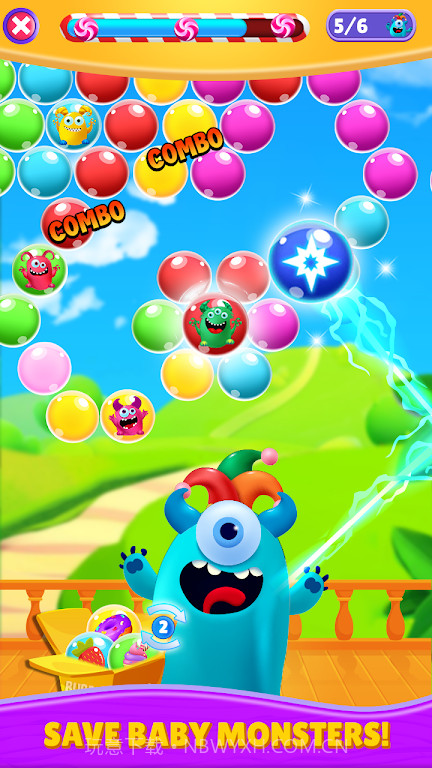 儿童泡泡爆破截图2
