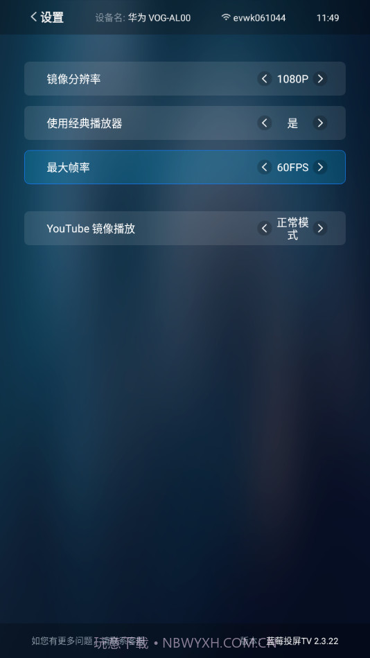 蓝莓投屏TV截图4