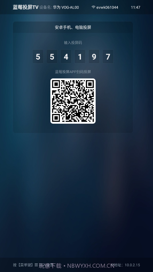 蓝莓投屏TV截图2