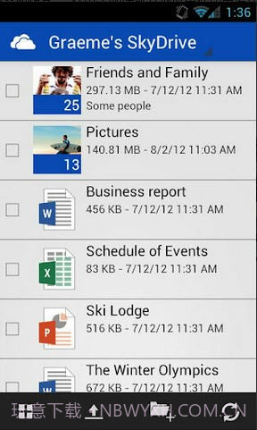OneDrive(原SkyDrive)截图4
