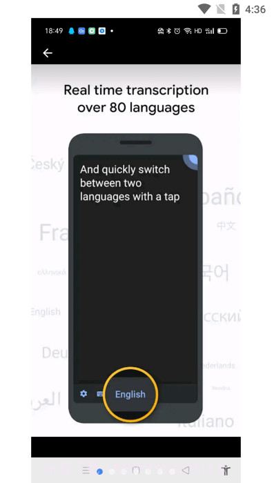 google实时转写和声音通知截图2 google实时转写和声音通知截图2