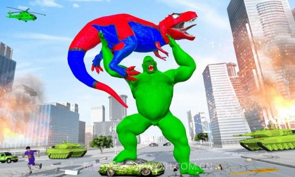 极限恐龙城市突破3D截图1 极限恐龙城市突破3D截图1