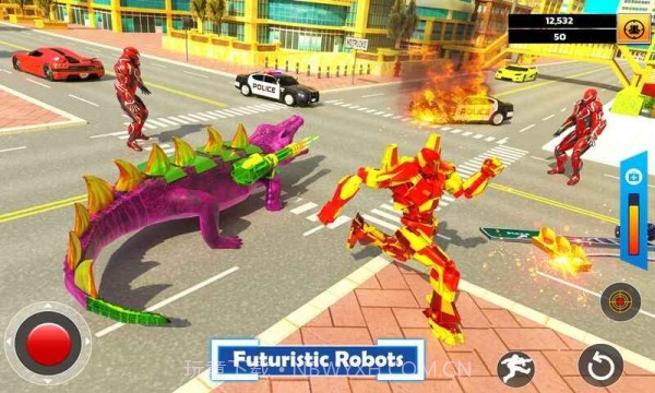 鳄鱼变形机器人英雄截图2 鳄鱼变形机器人英雄截图2