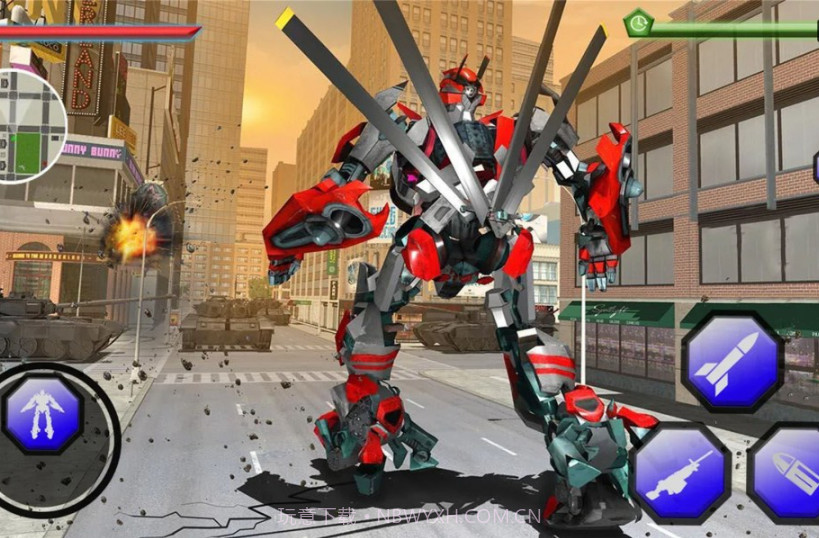 变形机甲破坏战士截图1