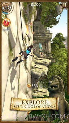 劳拉遗迹逃亡无限金币版截图2