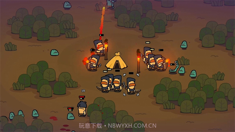 僵尸隆隆防御战截图2