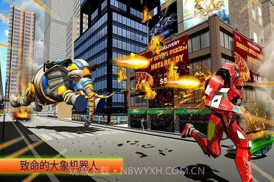 Elephant Robot Vs Lion Robot截图2