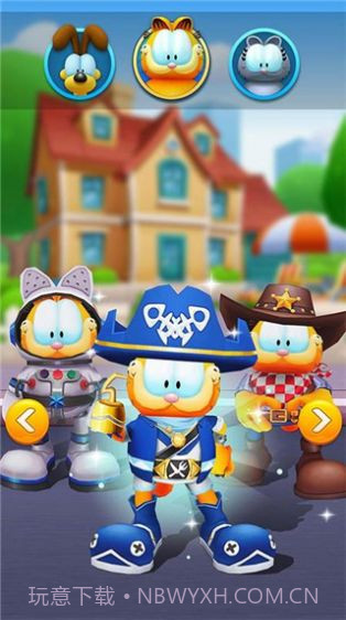 加菲猫跑酷2安卓截图3 加菲猫跑酷2安卓截图3