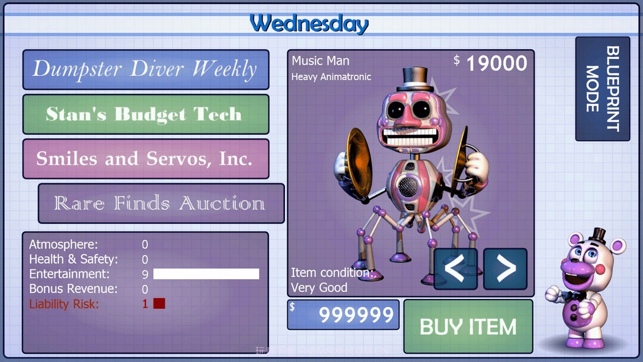 玩具熊午夜后宫6披萨模拟器截图2