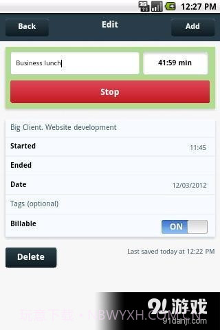 Toggl截图1 Toggl截图1