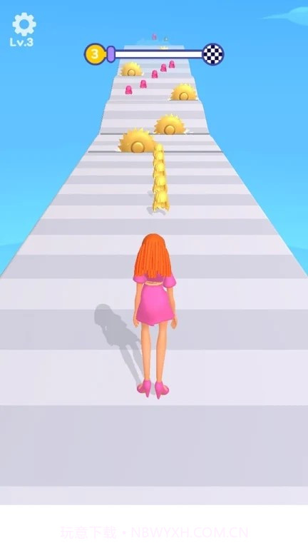 巨型头发奔跑者截图2 巨型头发奔跑者截图2