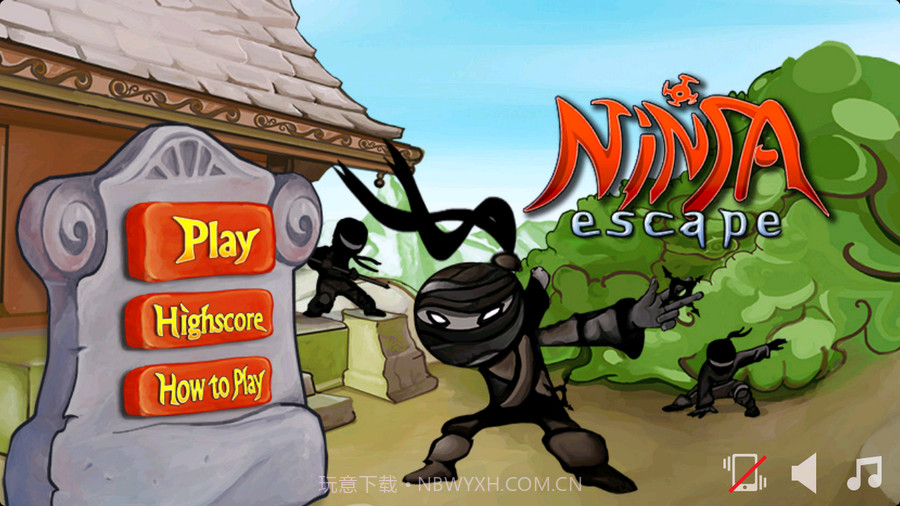 忍者逃亡 Ninja Escape截图1