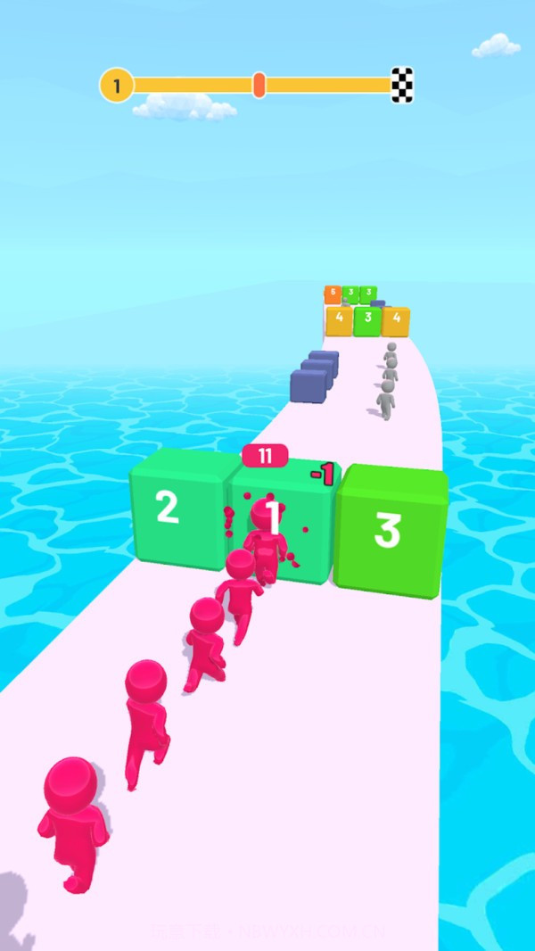 人群排队冲刺截图2