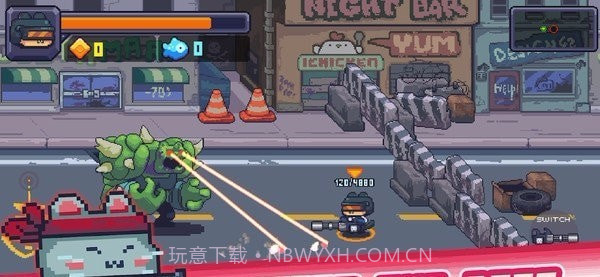 猫咪枪手大战僵尸截图1 猫咪枪手大战僵尸截图1