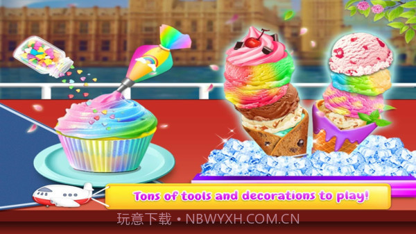 彩虹独角兽冰淇淋截图2